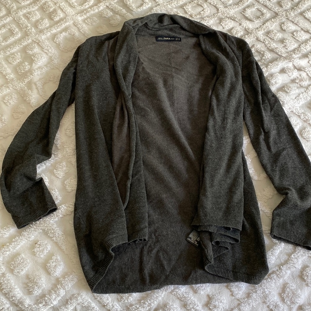 Zara knit drapey cardigan